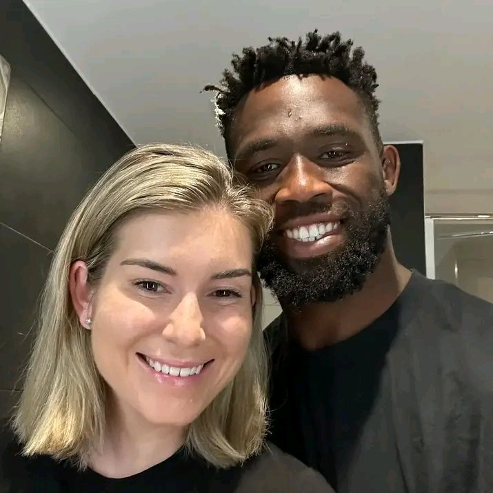 Siya Kolisi and Rachel