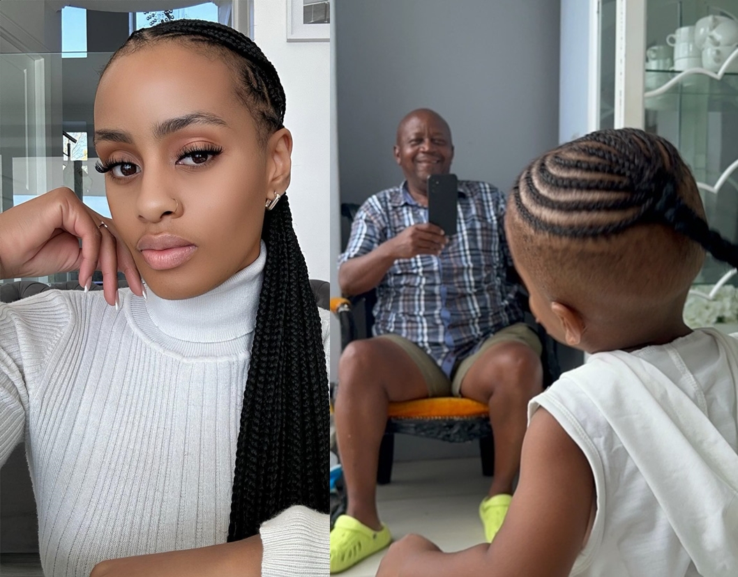Thobeka Majozi celebrates Cassper Nyovest's father's birthday