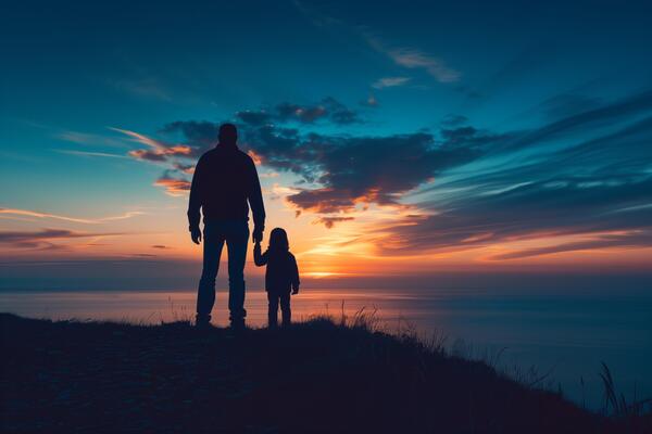 father and daughter
