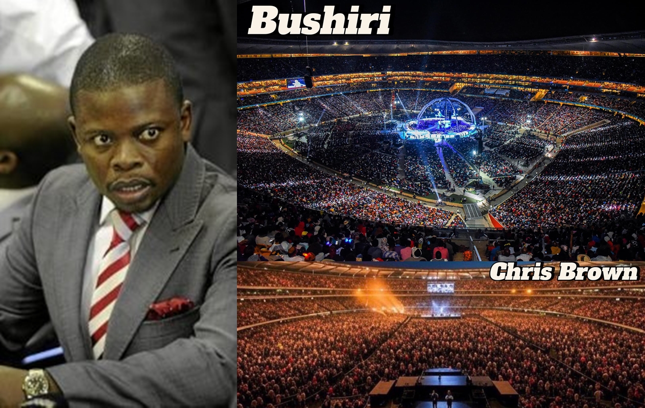 Shepherd Bushiri criticizes SA for favoring Chris Brown over his record-breaking events