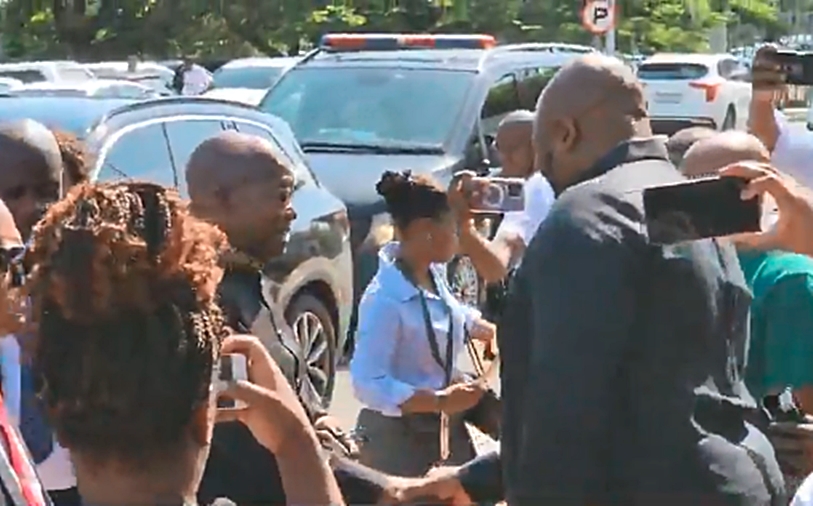 Jacob Zuma & Floyd Shivambu arrives at court as Duduzile Zuma-Sambudla faces incitement charges