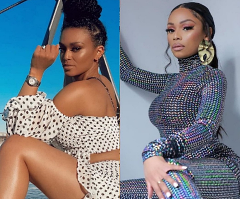 Pearl Thusi and Bonang