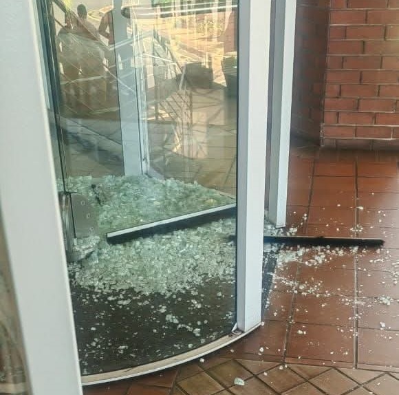 protest at Umhlathuze municipality