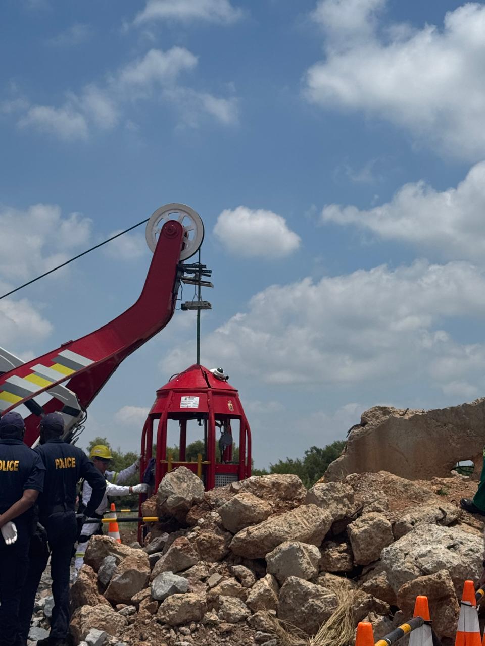 rescuing Stilfontein illegal miners