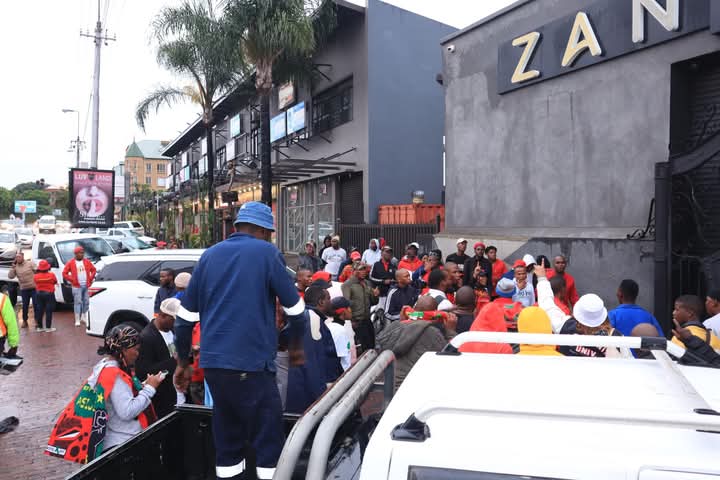 3 victims file charges amid EFF protests at Zanzou nightclub over torture videos