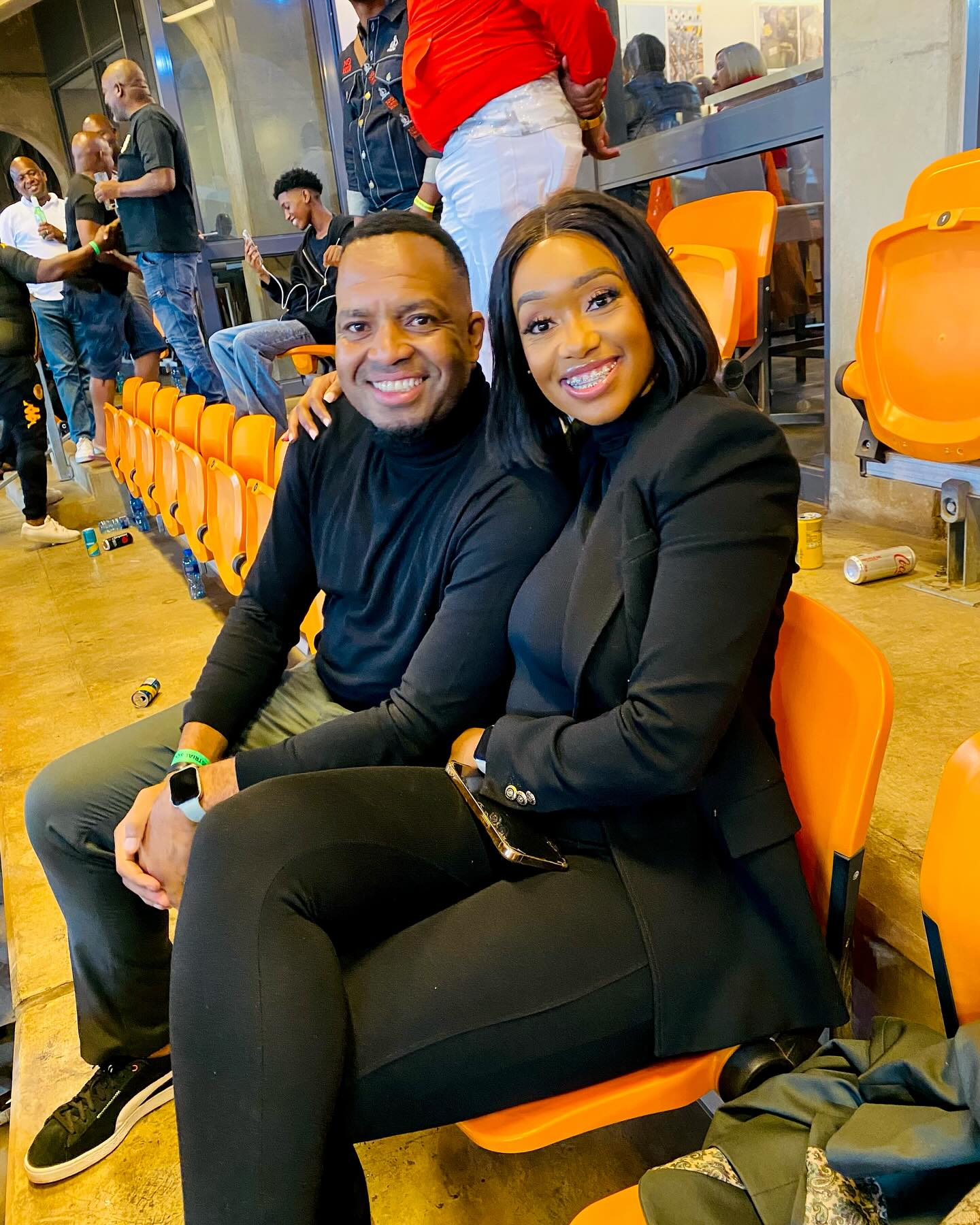 Itumeleng Khune & his wife Sphelele