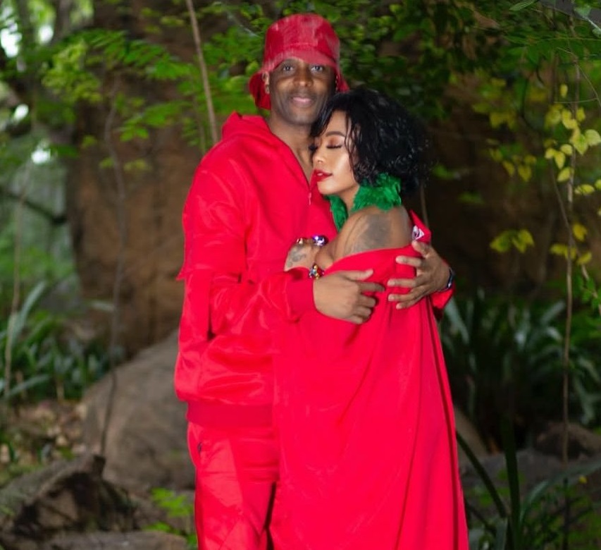 Kelly Khumalo and Arthur Mafokate