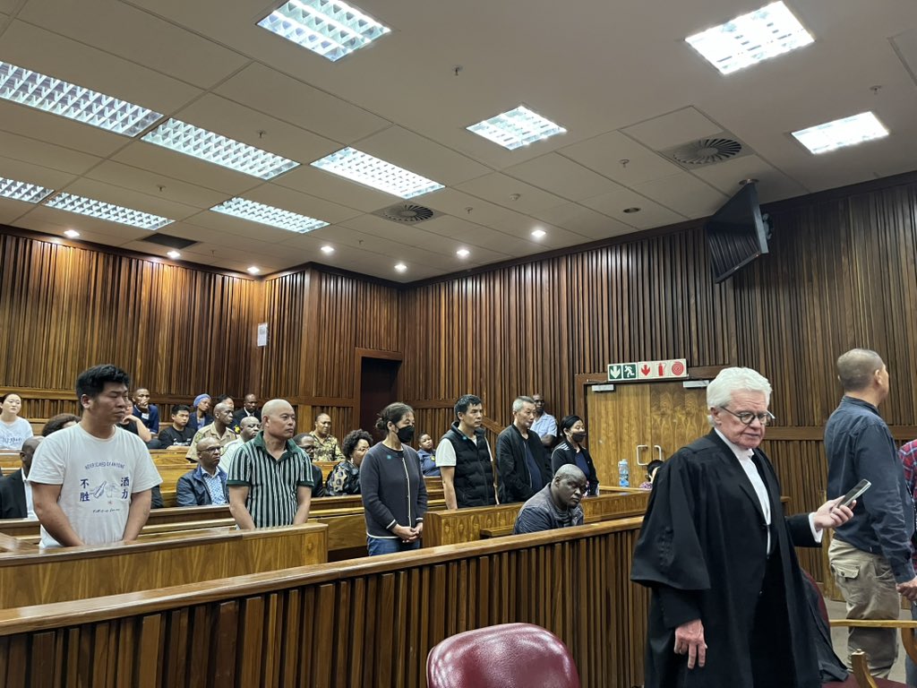Seven Chinese nationals arrested in connection with the kidnapping and forced labor of 91 Malawian nationals