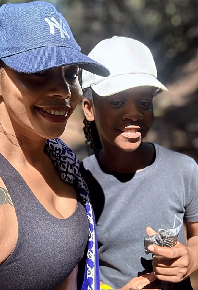 Thingo and Kelly Khumalo