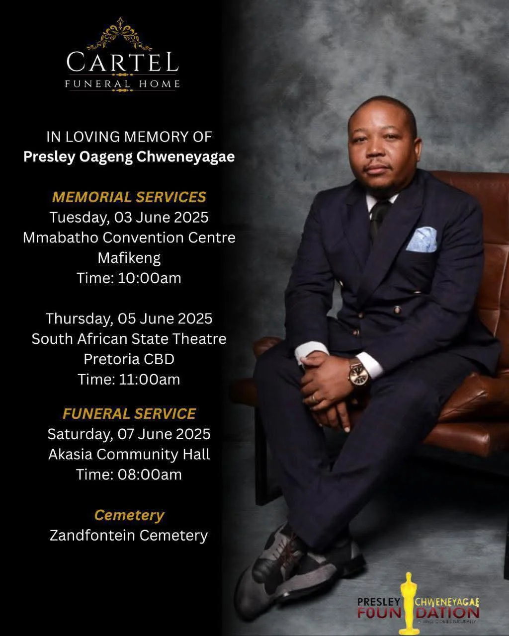 Presley Chweneyagae