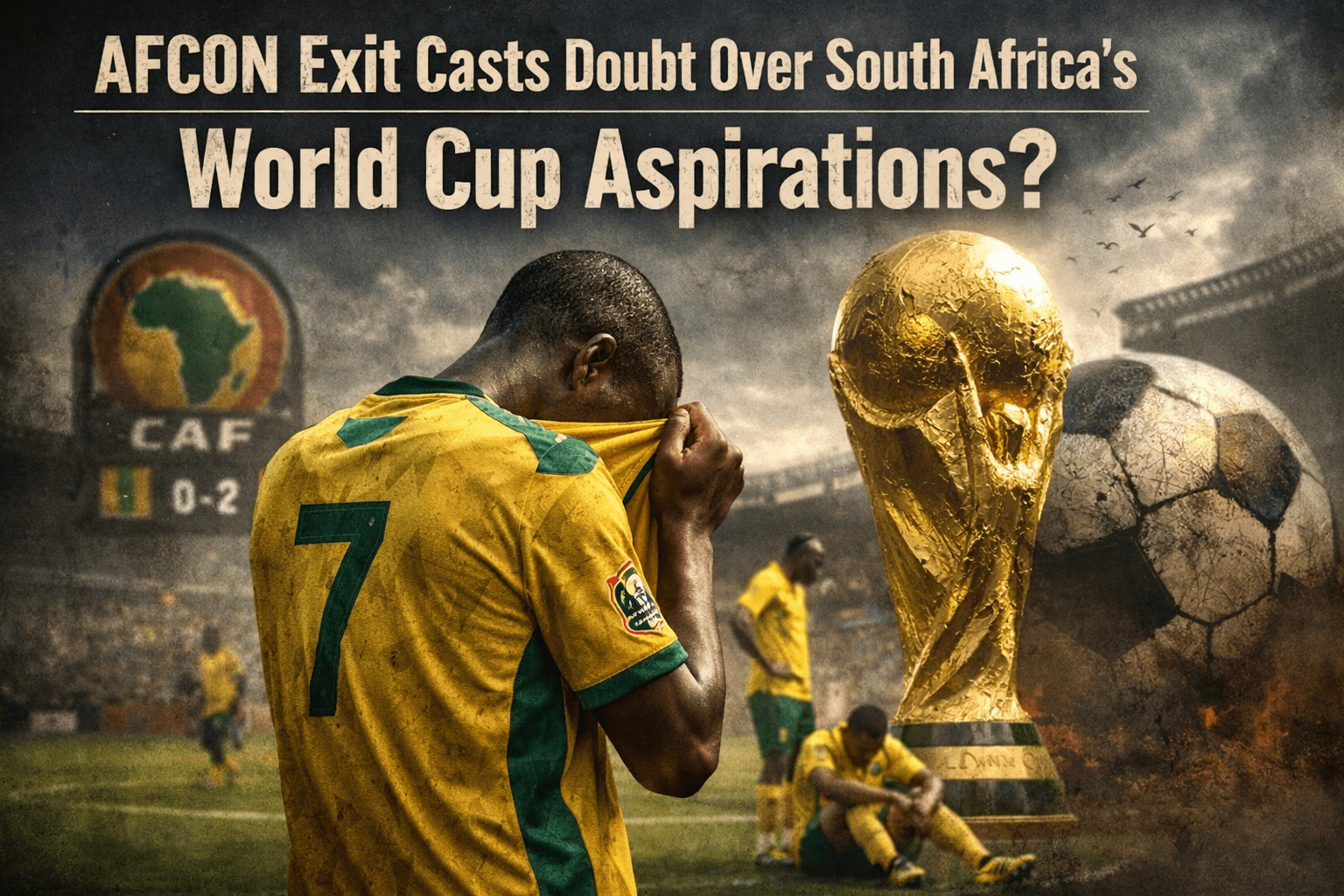 AFCON Exit Casts Doubt Over South Africa’s World Cup Aspirations