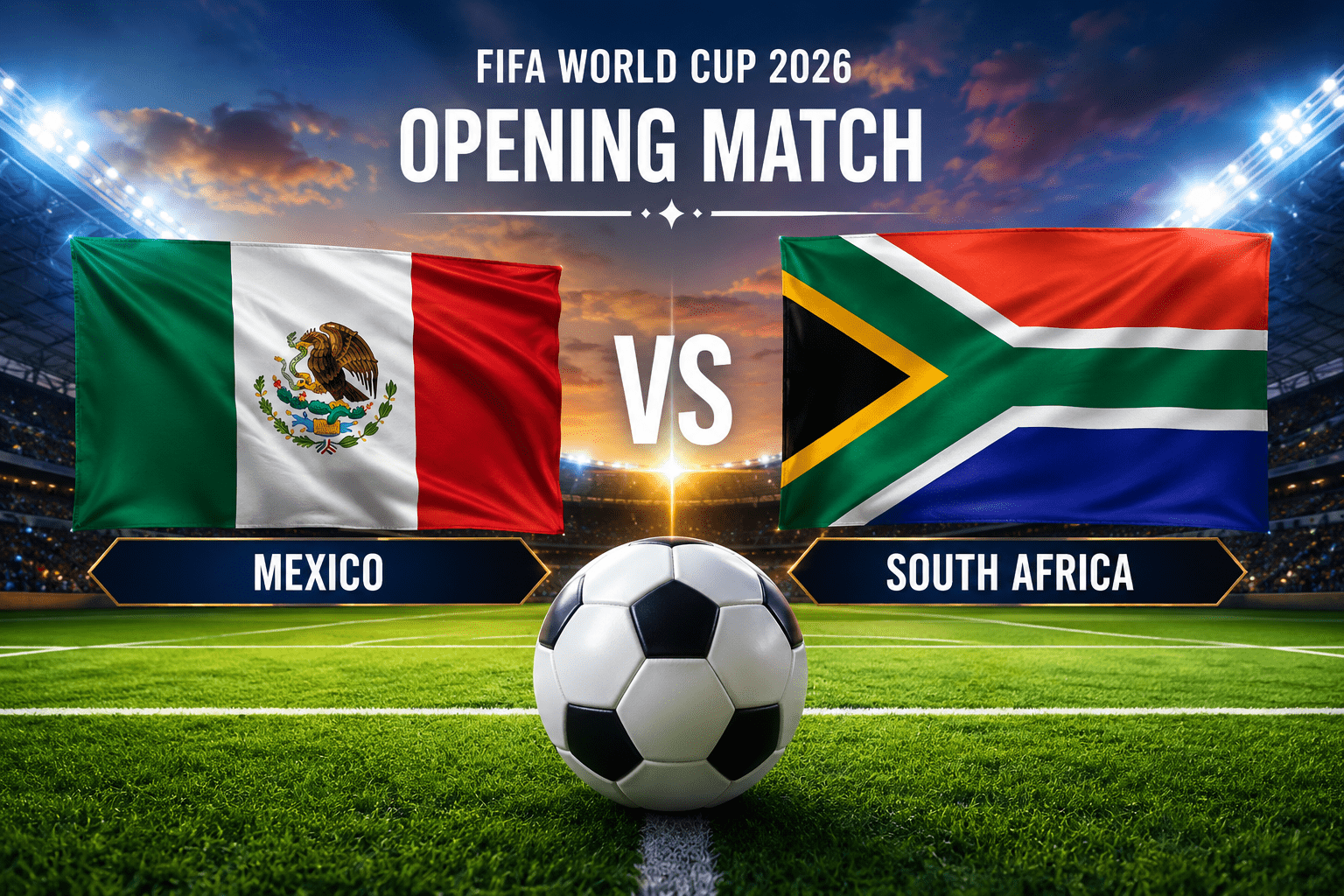 Bafana Bafana vs Mexico